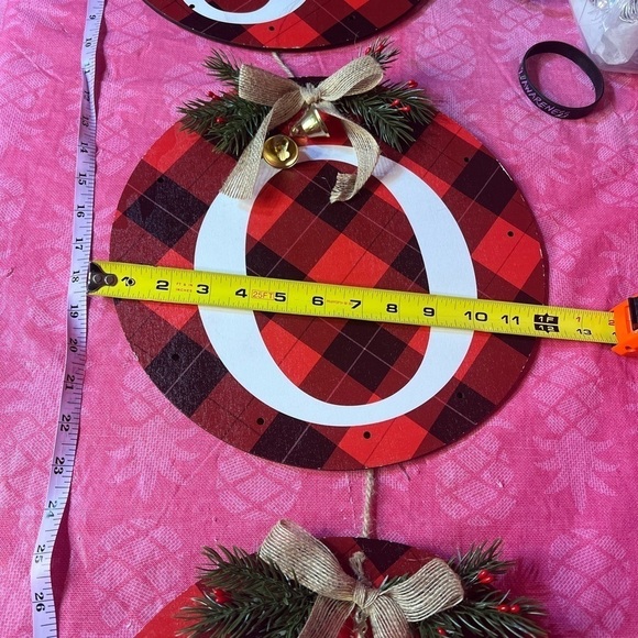 3-Piece Christmas Wreath Decoration Set, JOY - Picture 8 of 10